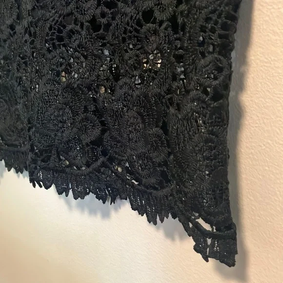 ๐- Beautiful Boho Bodycon Black Lace Pencil Skirt in Size Xl ๐ NWT - Picture 9 of 11